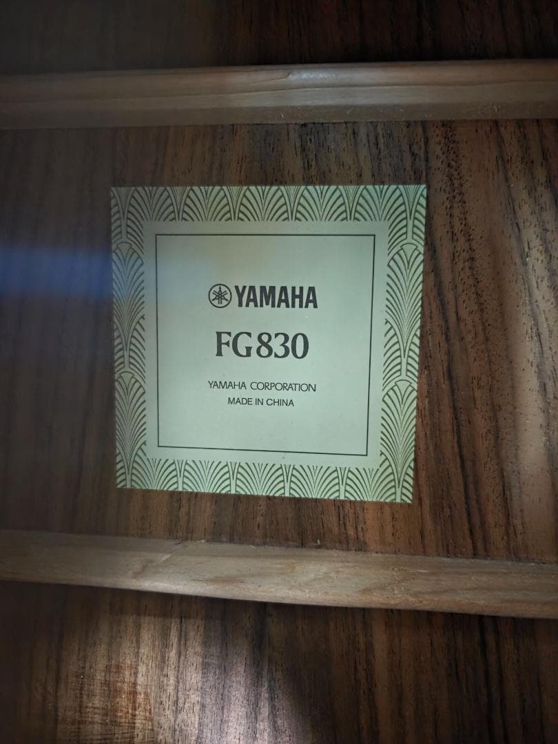 YAMAHA FG830 アコースティックギター ナチュラル