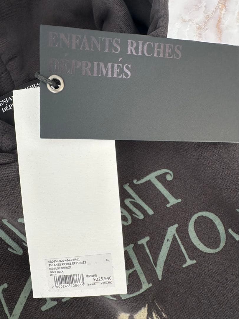 E.R.D 25AW WELL OF LONELINESS HOODIEパーカー