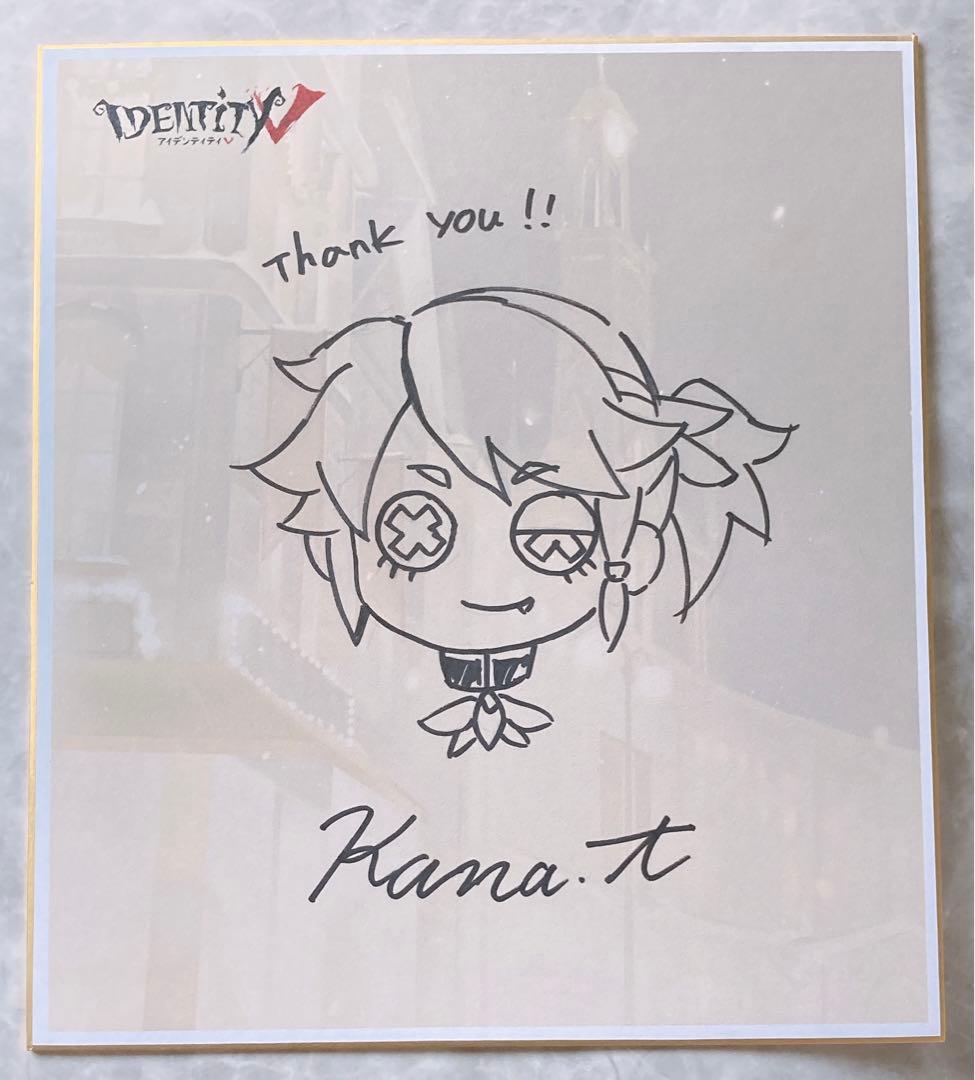 第五人格 identityⅤ 囚人 サイン色紙 オフラインイベント クリスマス