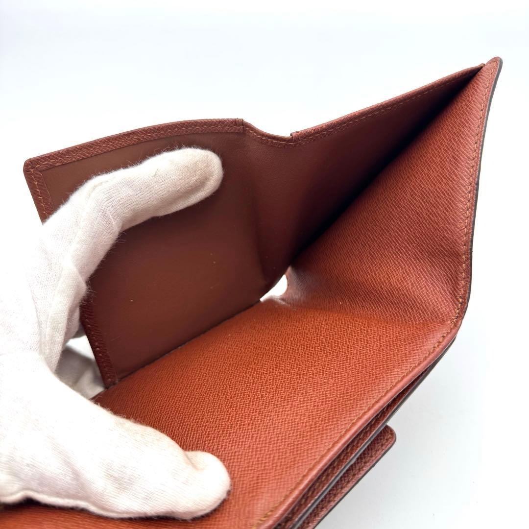 【極美品】ルイヴィトン　モノグラム　ポルトフォイユ　エリーズ　折り財布　Wホック