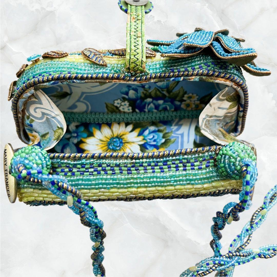 MARY FRANCES ビーズ刺繍 ショルダー パーティーバッグ