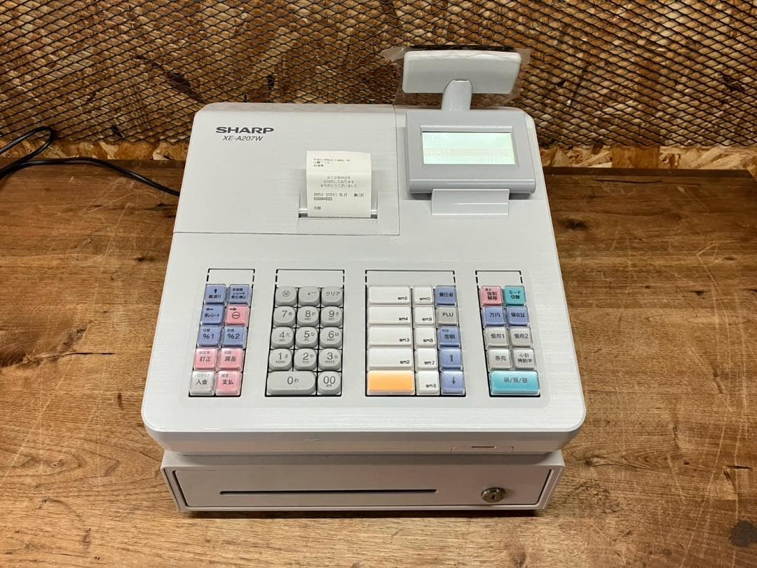 大人気★SHARP★XE-A207W★シャープ★レジ★レジスター