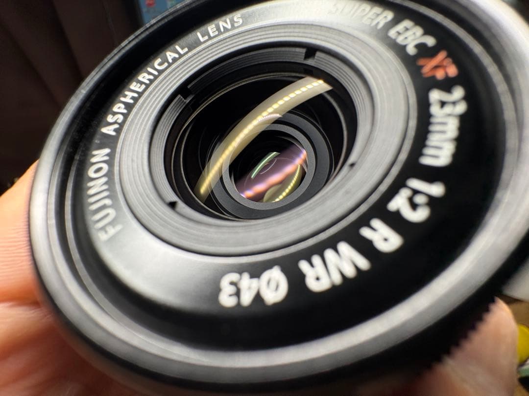 富士フイルム XF 23mm F2 日本製 +純正金属フード　使用感なし