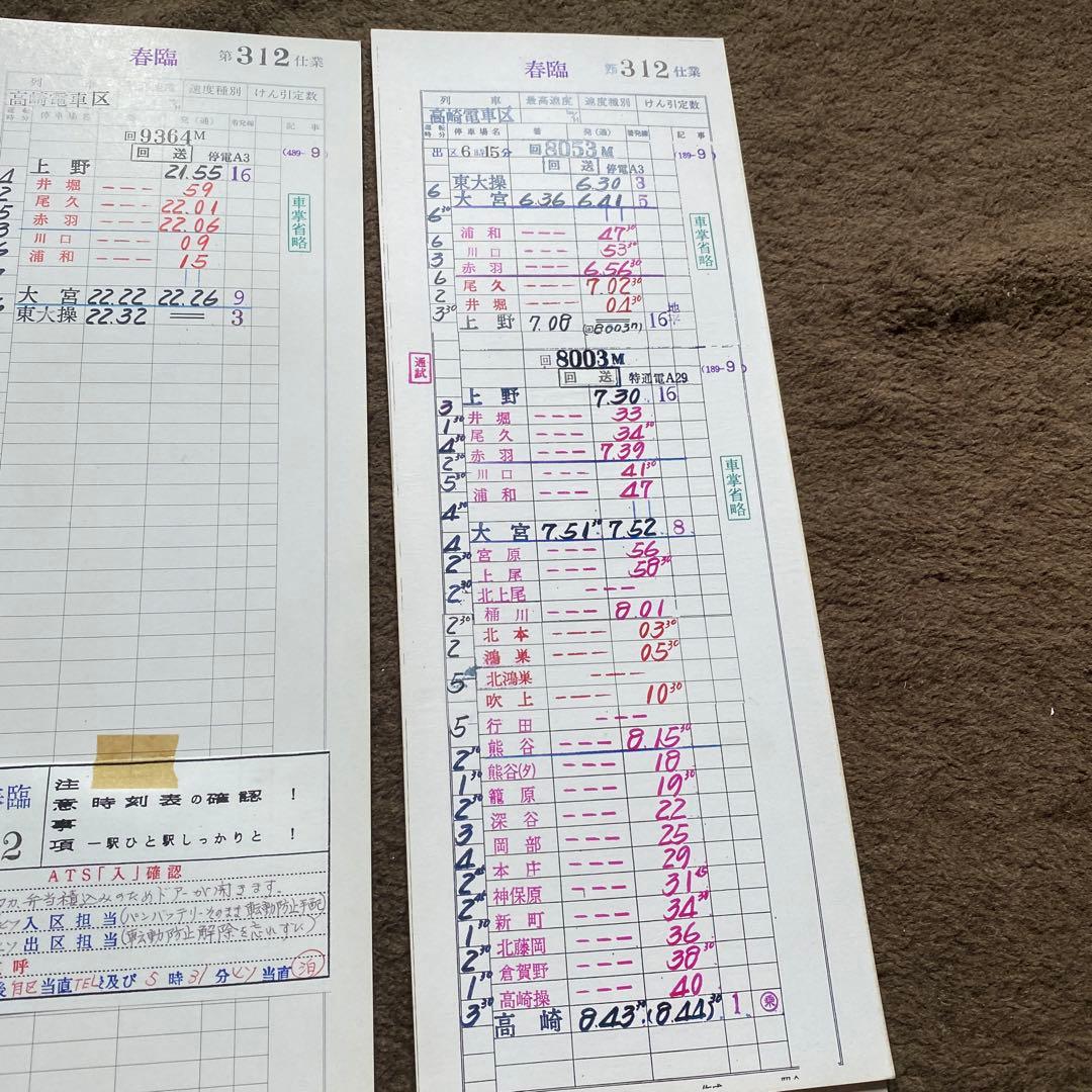 鉄道　スタフ　春臨③