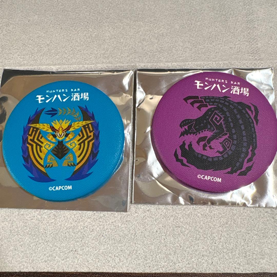 GEN　モンハン酒場 特典 缶バッジ　ワイルズ　ゴアマガラ　レダウ