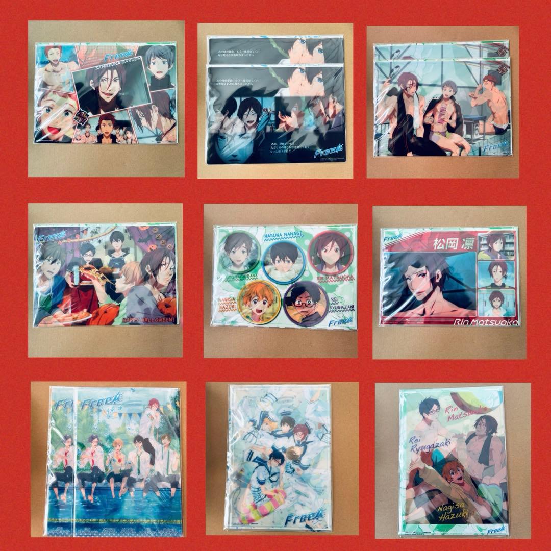 Free! 松岡凛 缶バッジ フィギュア タペストリー 団扇 etc