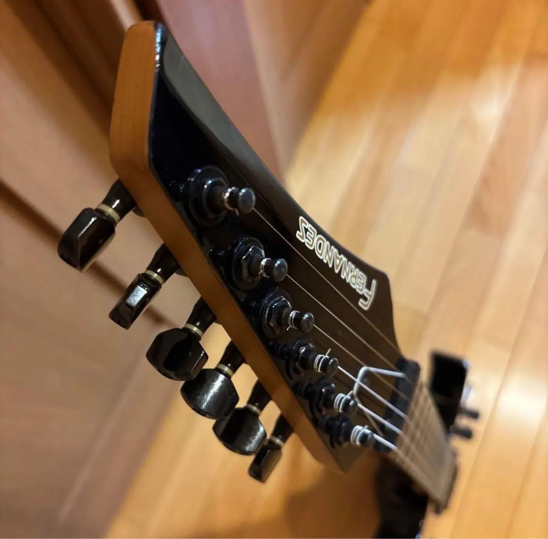 FERNANDES FGZ400 ブラックパーツ仕様 トレモロアーム・ケース付