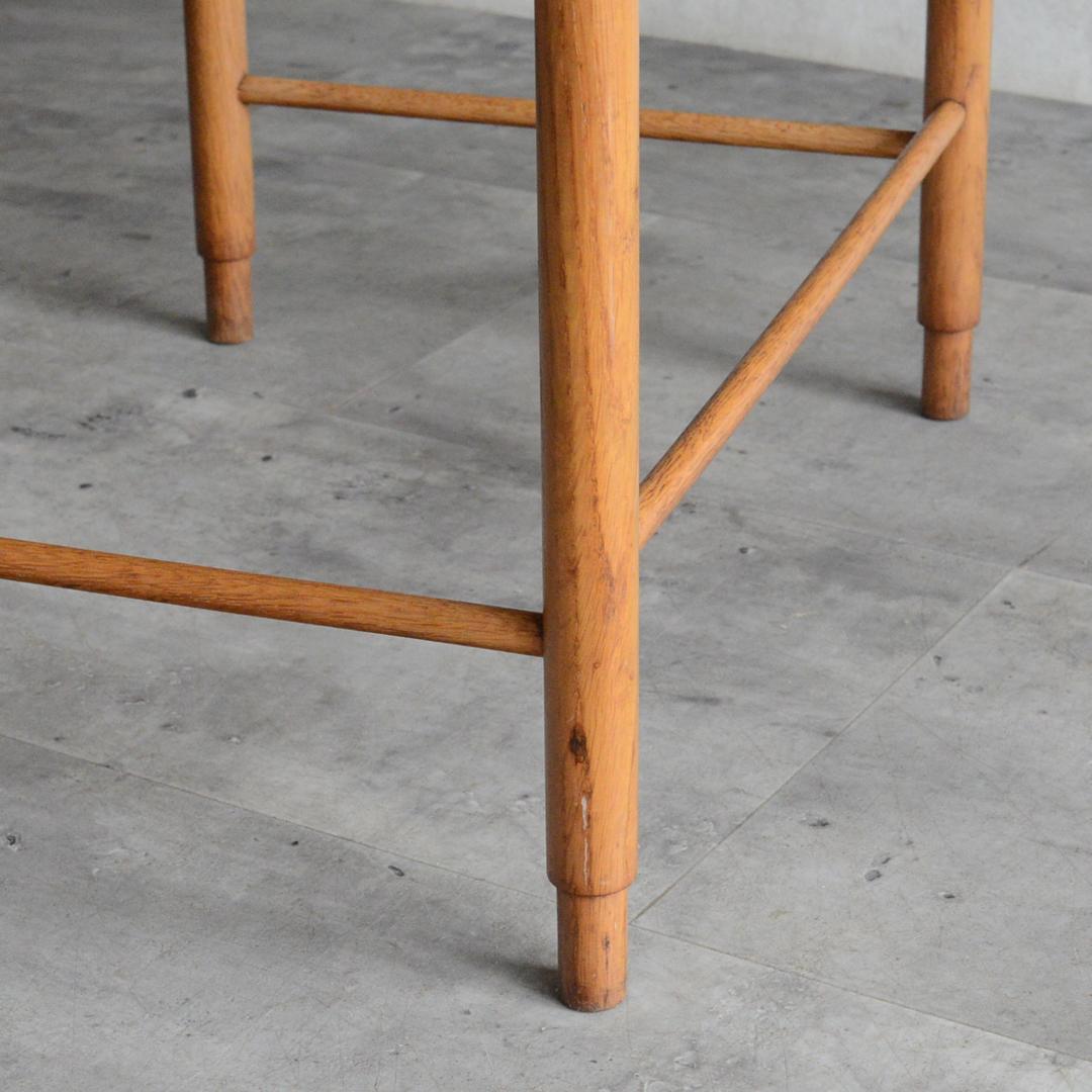 デンマーク 北欧ヴィンテージ タイルトップ サイドテーブル オーク 北欧家具