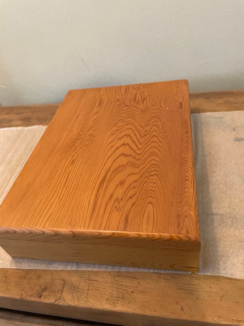 世界遺産 屋久杉 文箱 書道具 硯箱　木箱