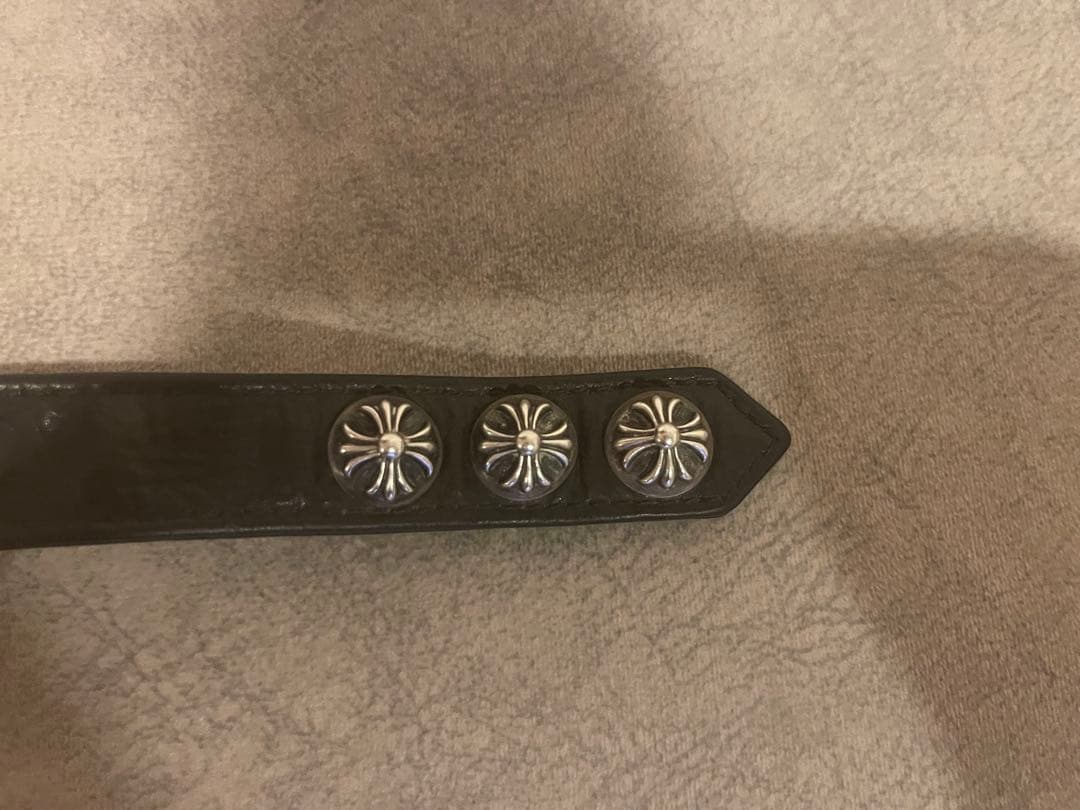 クロムハーツ　レザーブレスレット