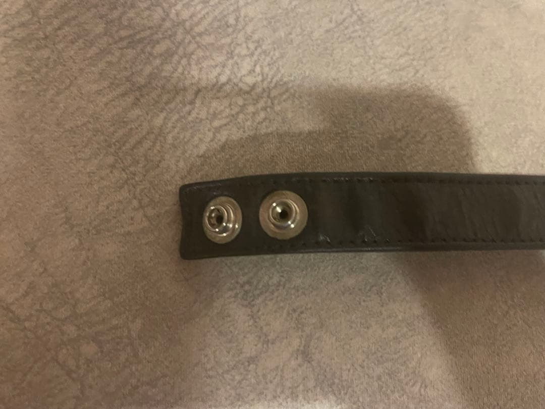 クロムハーツ　レザーブレスレット