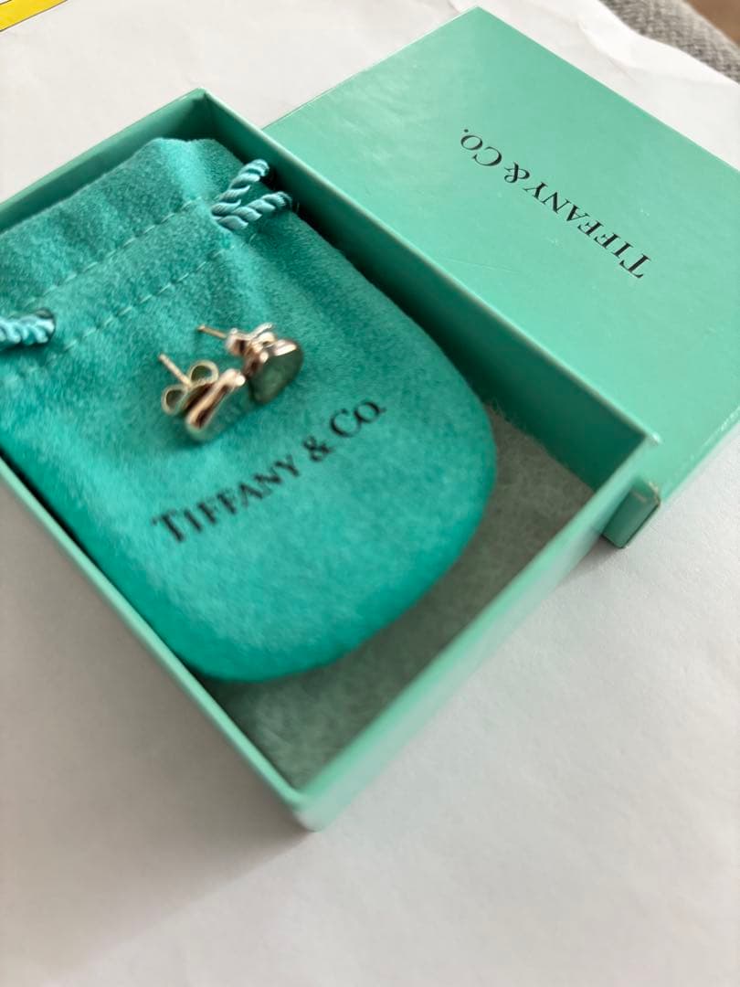【最終セール】ティファニー カーブドハート ピアス シルバー925 オールド