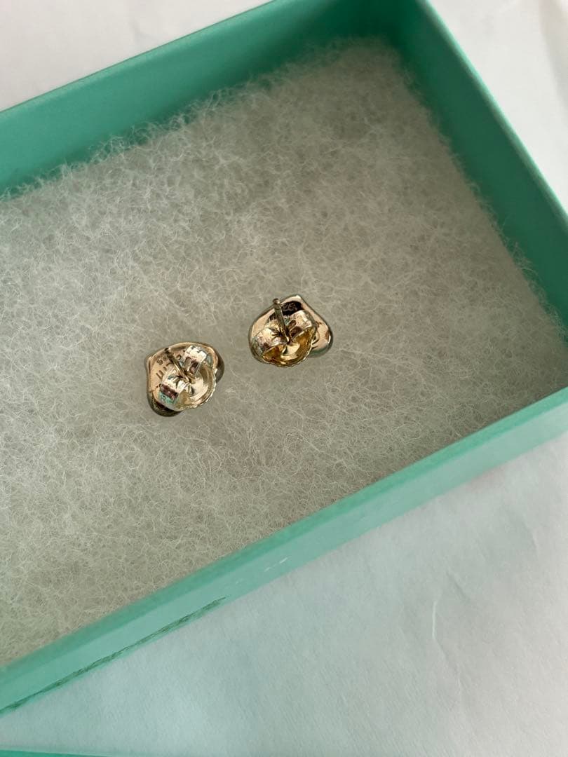 【最終セール】ティファニー カーブドハート ピアス シルバー925 オールド