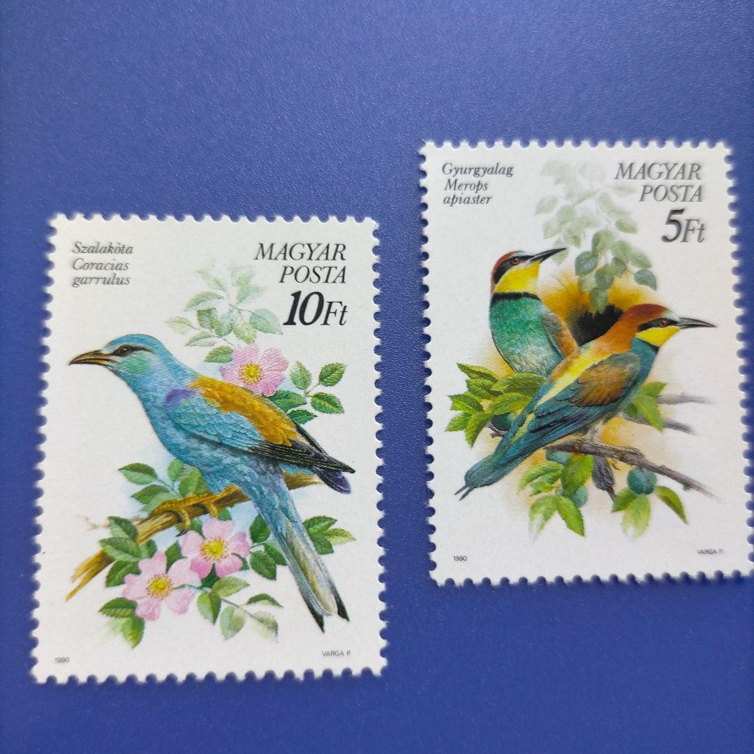 3772 外国切手 ハンガリー 1982年 鳥類保護 6種完 美しいデザイン