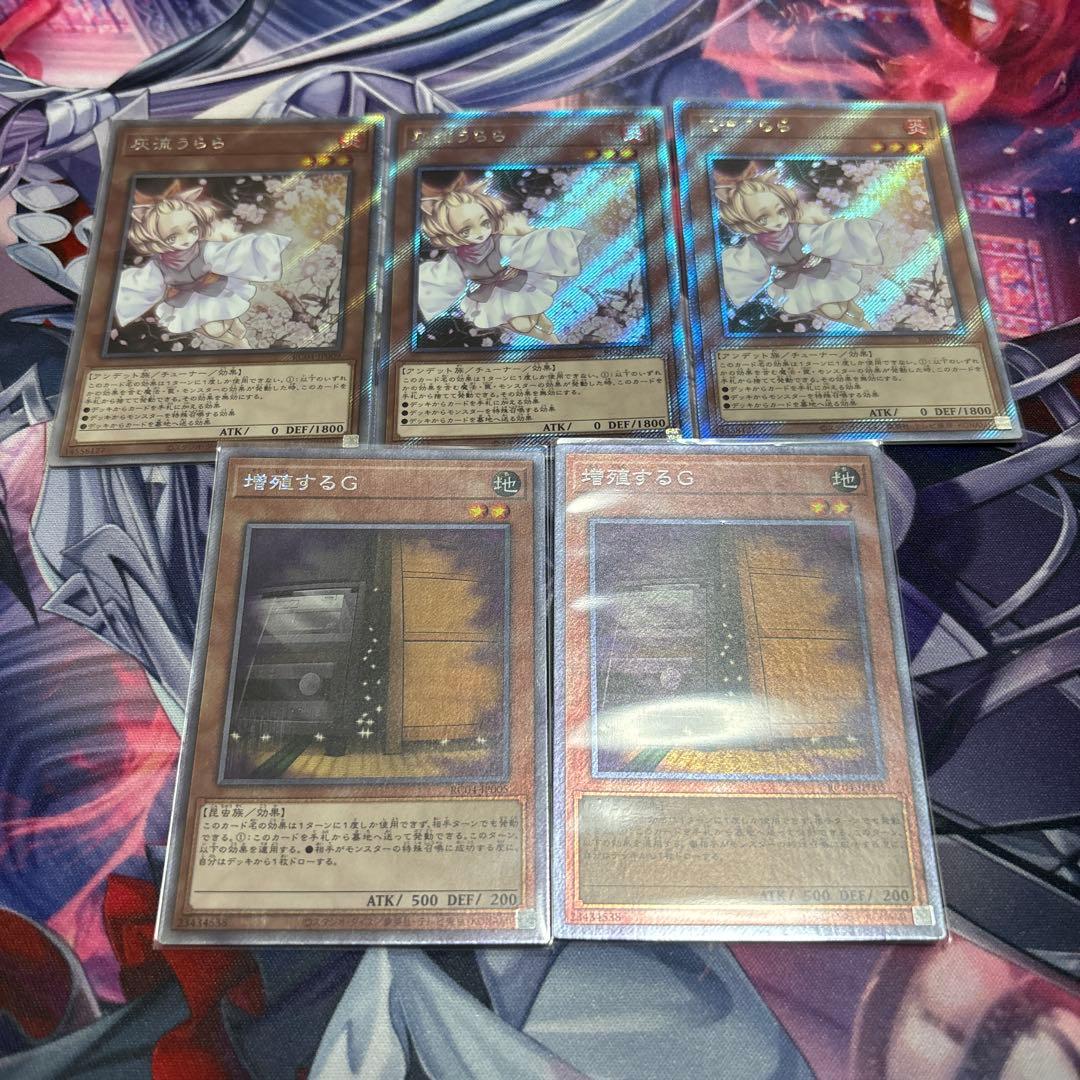 シ*へ様 遊戯王 灰流うらら 増殖するG エクストラ シークレット まとめ売り