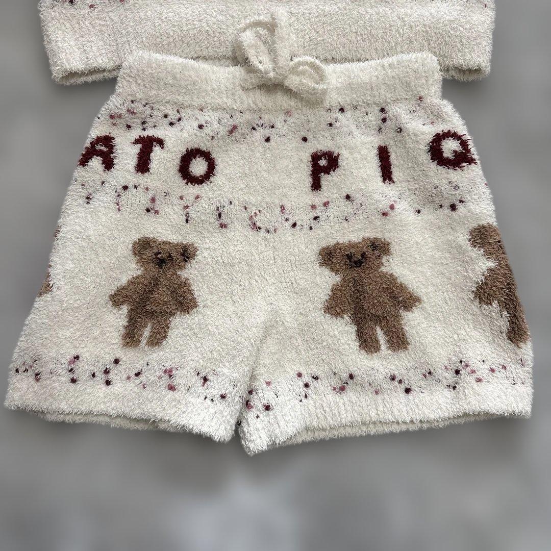 ジェラートピケ キッズ 130-140 くま柄セットアップ 美品