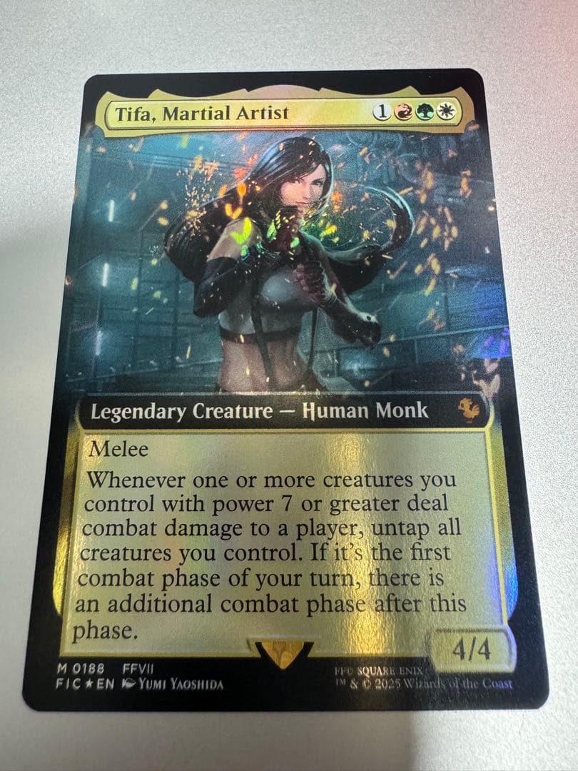 MTG Foil 拡張アート 格闘家、ティファ 英語