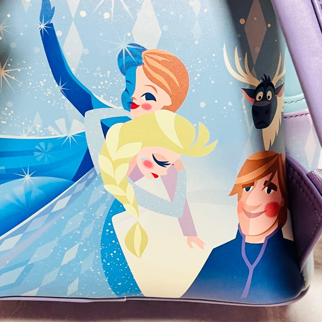 ディズニー　リュック　ラウンジフライ　loungefly アナ雪