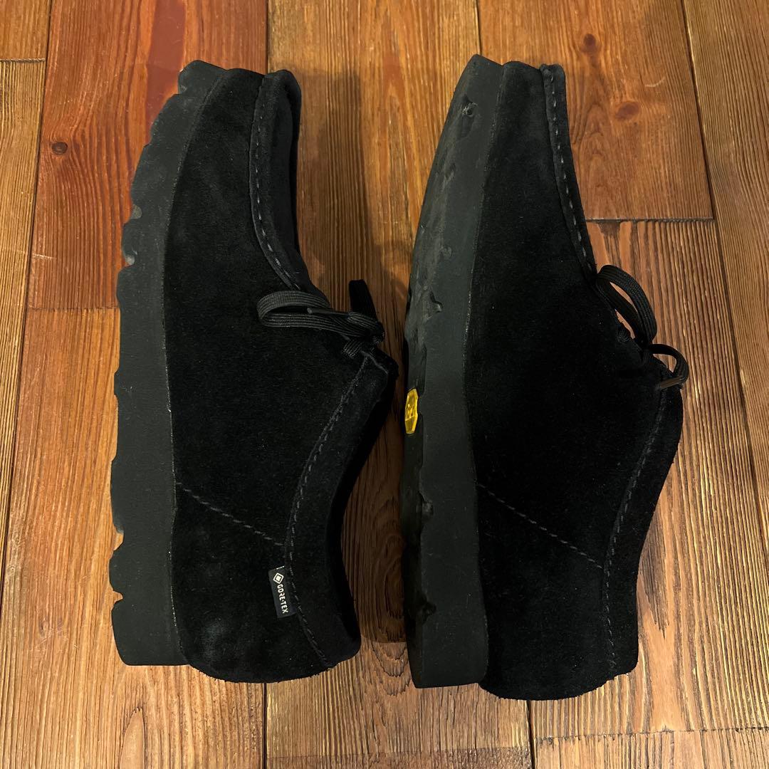 クラークス　ワラビー　ゴアテックス　26.5㎝　ブラック　スエード　黒