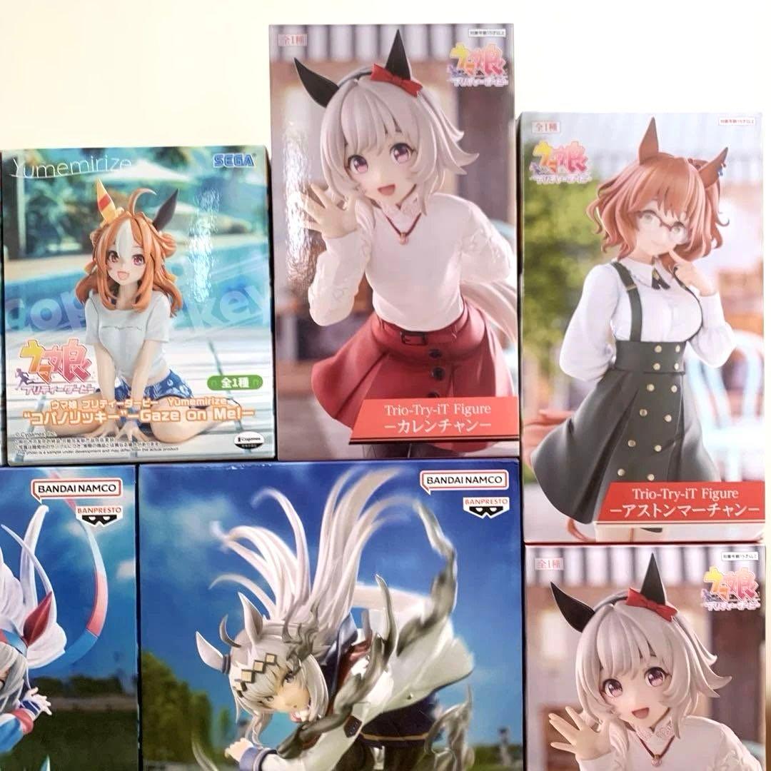 ウマ娘　タマモクロス　オグリキャップフィギュア　カレンチャン（箱に跡あり）