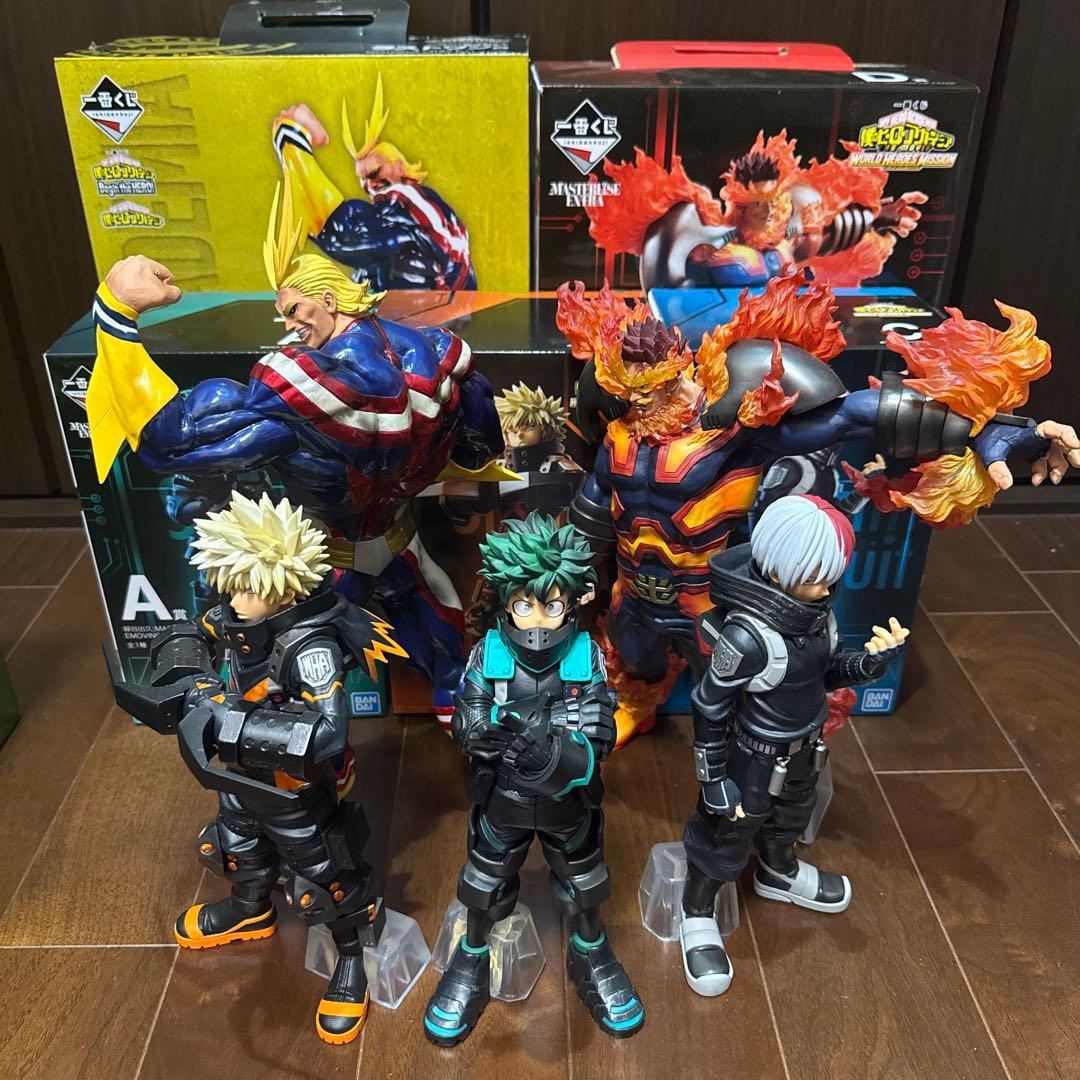 一番くじ 僕のヒーローアカデミア ワールドヒーローズミッション 他 計五体セット