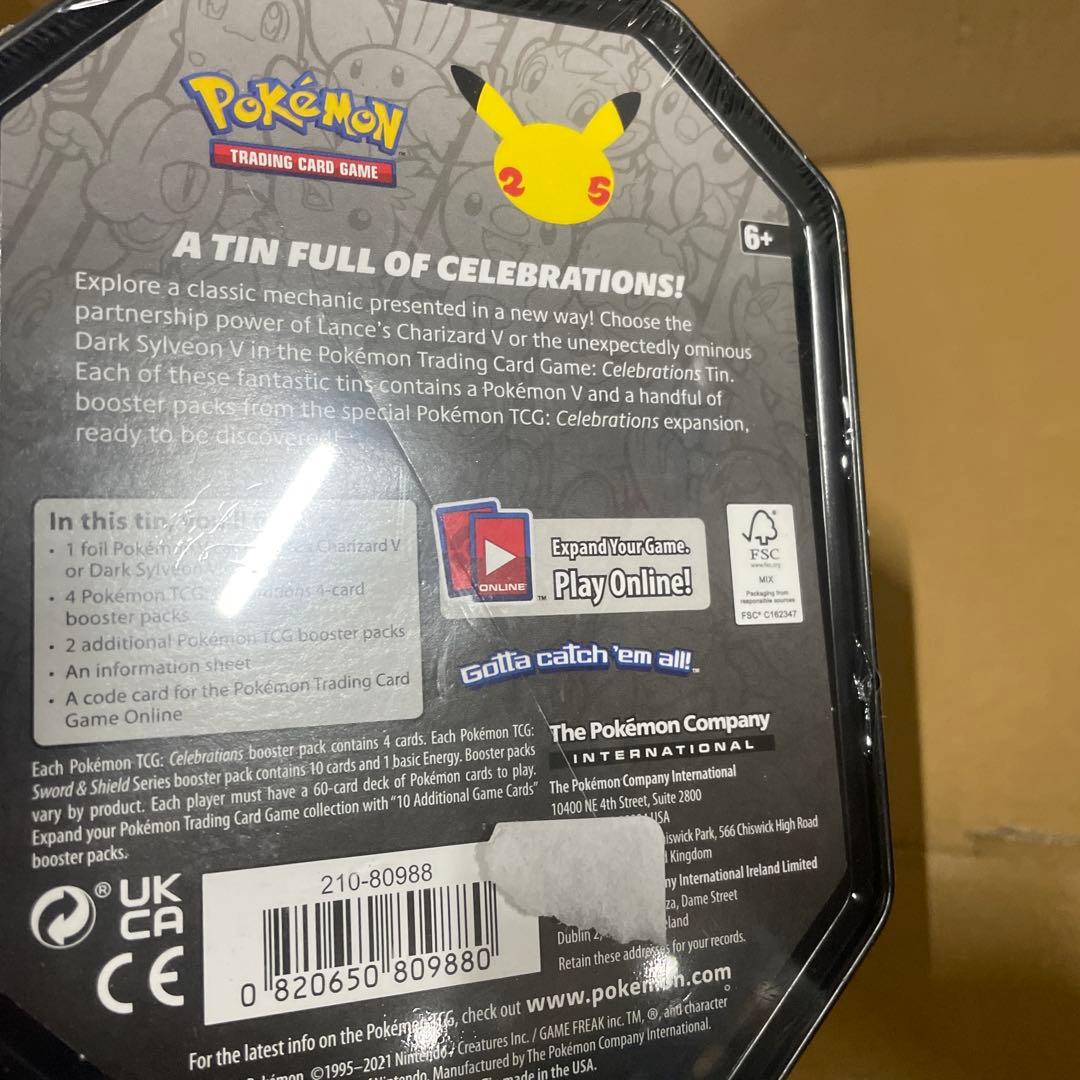Pokémon Anniversary CelebrationsTin Pack