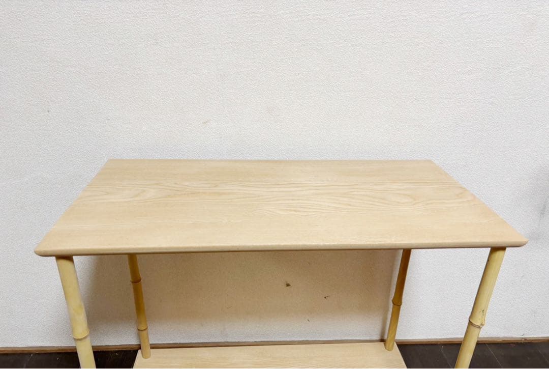 ほぼ未使用 茶道具 指物師 仙水正之作 竹台子 利休好写し 組み立式 刻印 箱無