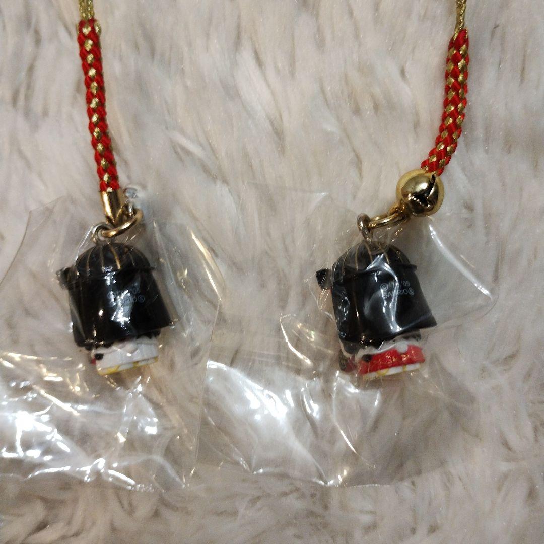 ご当地キティ 兵庫限定 根付けストラップ 2つセット 大石内蔵助 泉岳寺 レア