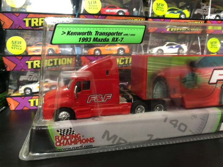 【超希少】ワイルドスピード ミニカー トレーラー with RX-7