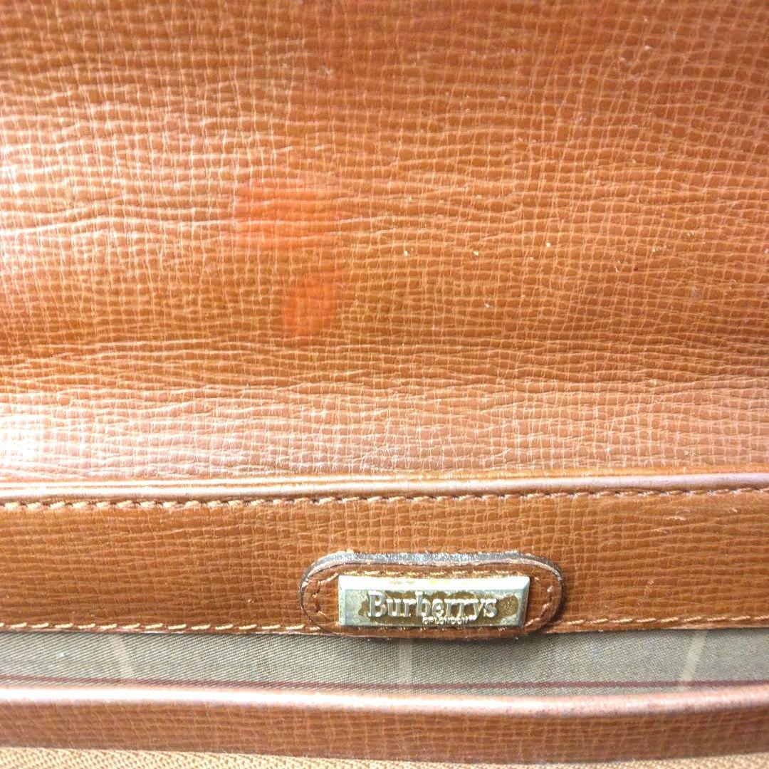 Burberrys　ビジネスバッグ　ブリーフケース　A4可　鍵　ゴールド金具