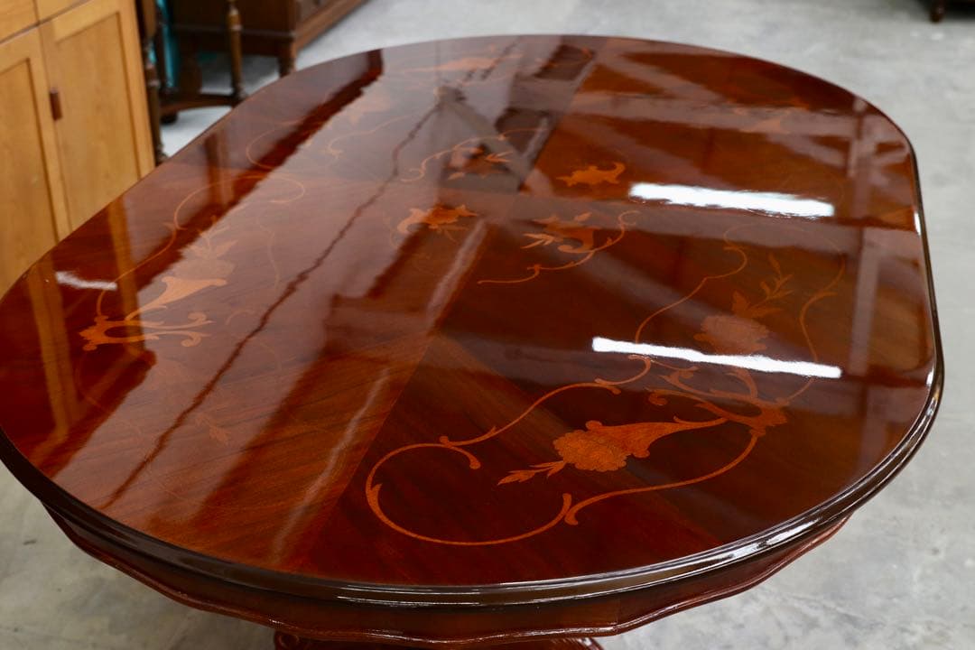 GMIK181○イタリア製 ディノス クラシック ダイニングテーブル 食卓テーブ