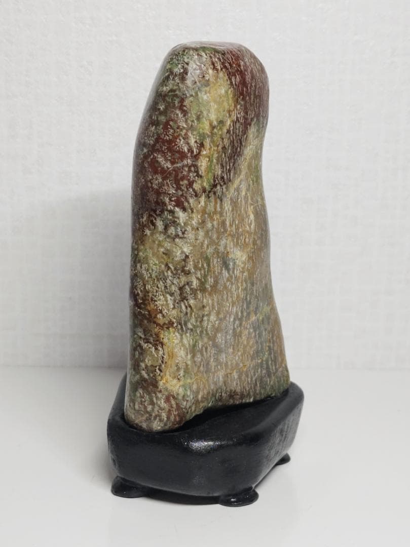 花紋石 524g 錦石 碧玉 ジャスパー 紋石 菊花石 水石 鑑賞石 自然石