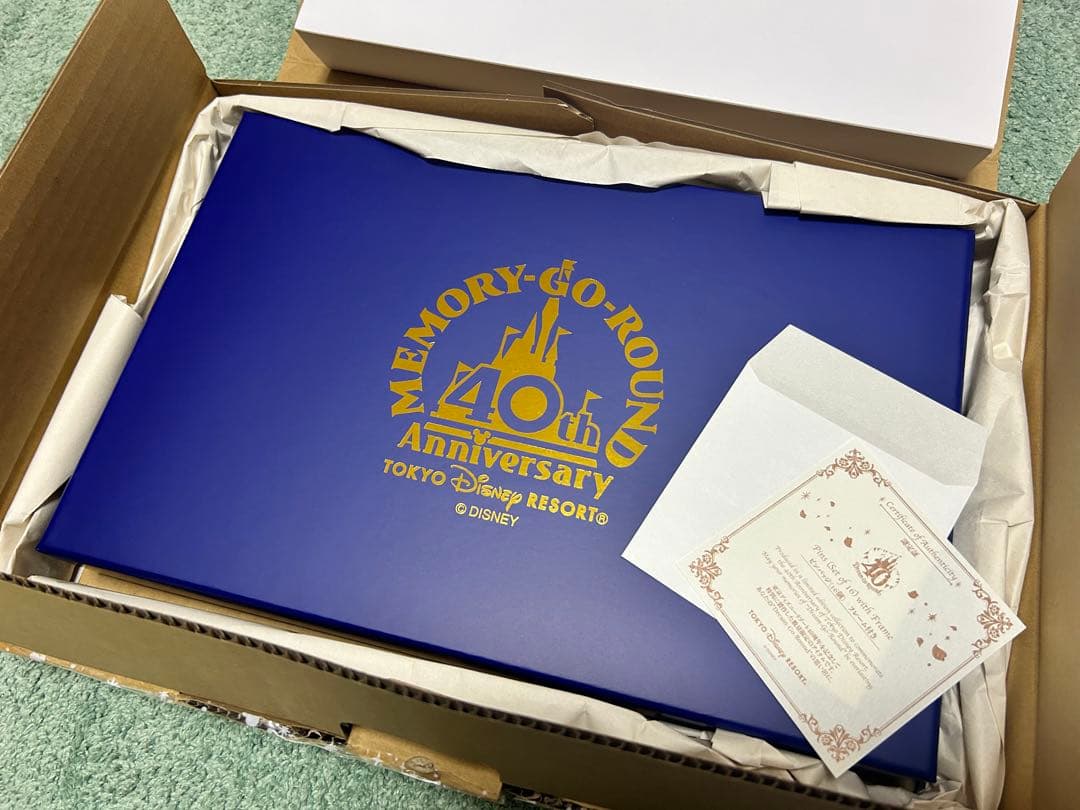 最値下げ⭐︎東京ディズニーランド 40周年記念 額縁付き ピンセット 数量限定