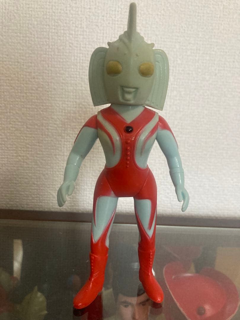 ウルトラマン　ウルトラの母　ソフビ　ブルマァク　当時物