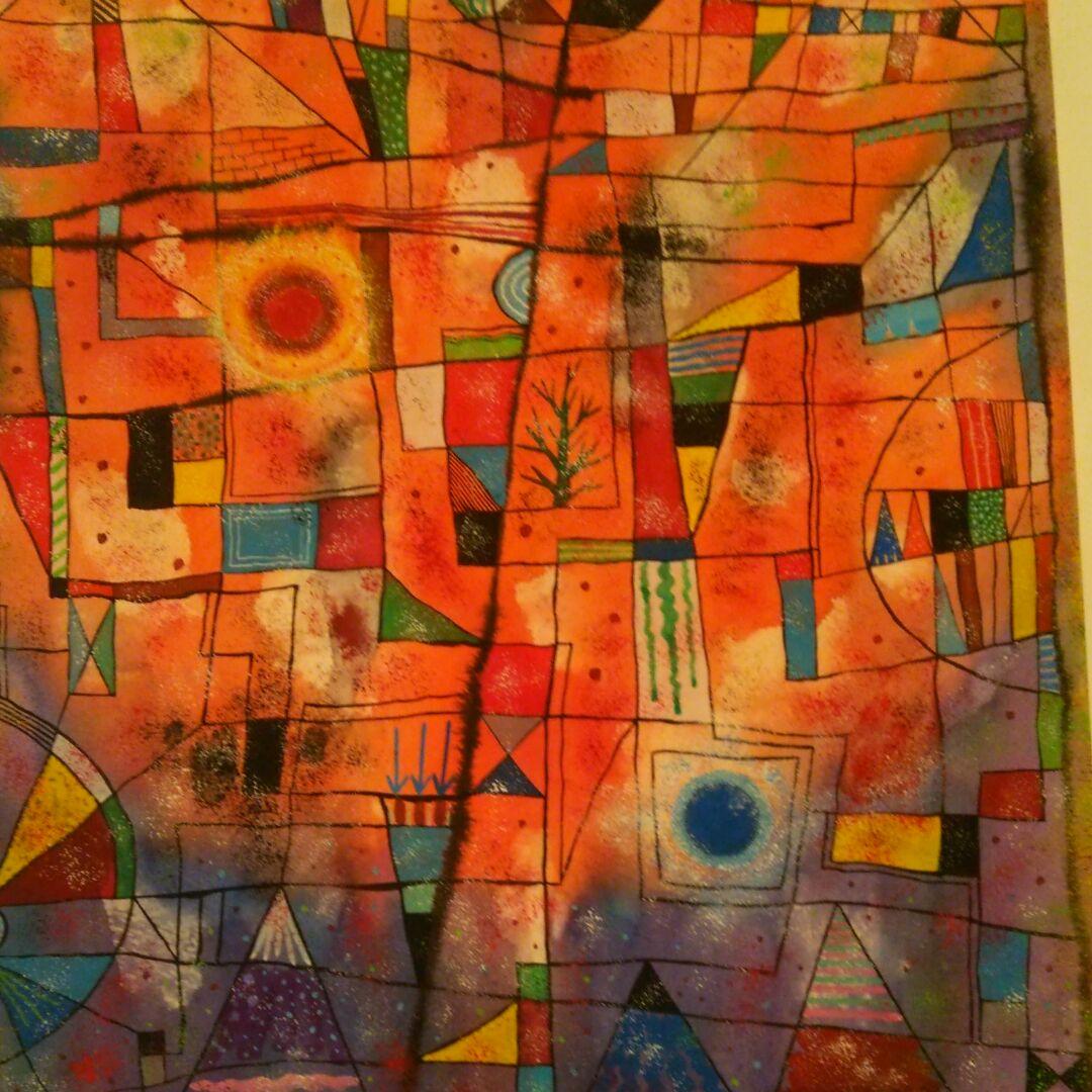 水彩画 construction24　F8号