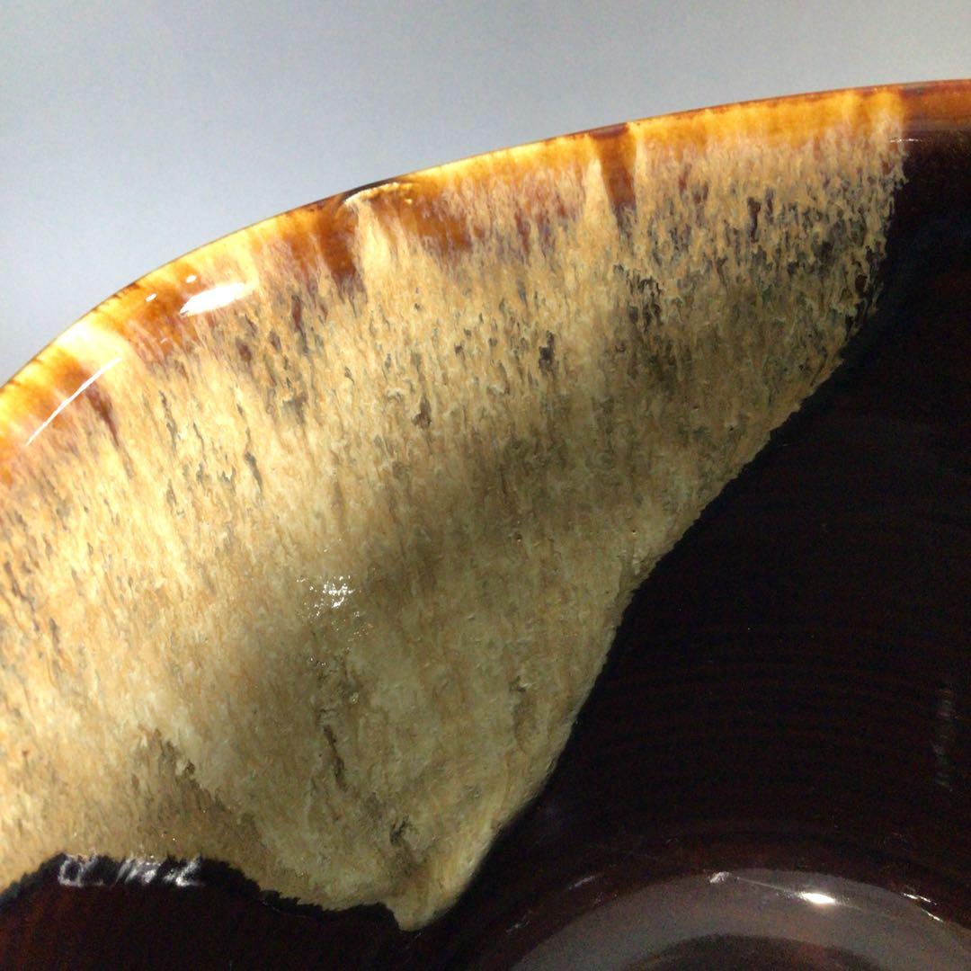 Ｐ５０８　水指　『高取焼』『青柳翠峰造』『耳付水指』　共箱　茶道具