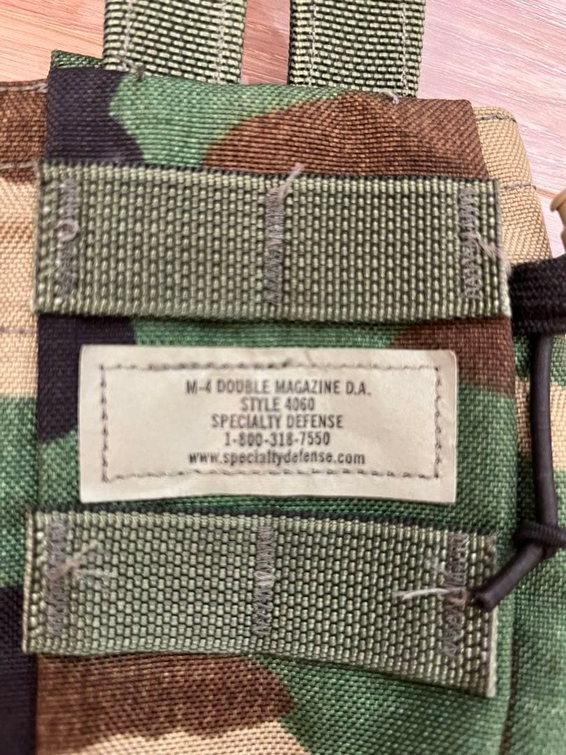 実物　LBX-0094 プレートキャリア　ウッドランド　サバゲー　装備　ポーチ類