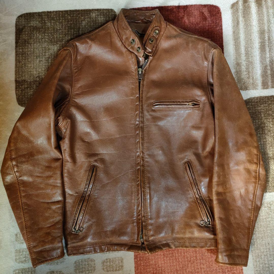 絶版レア141希少茶Schottシングル代表641の革違い34、交換も可！