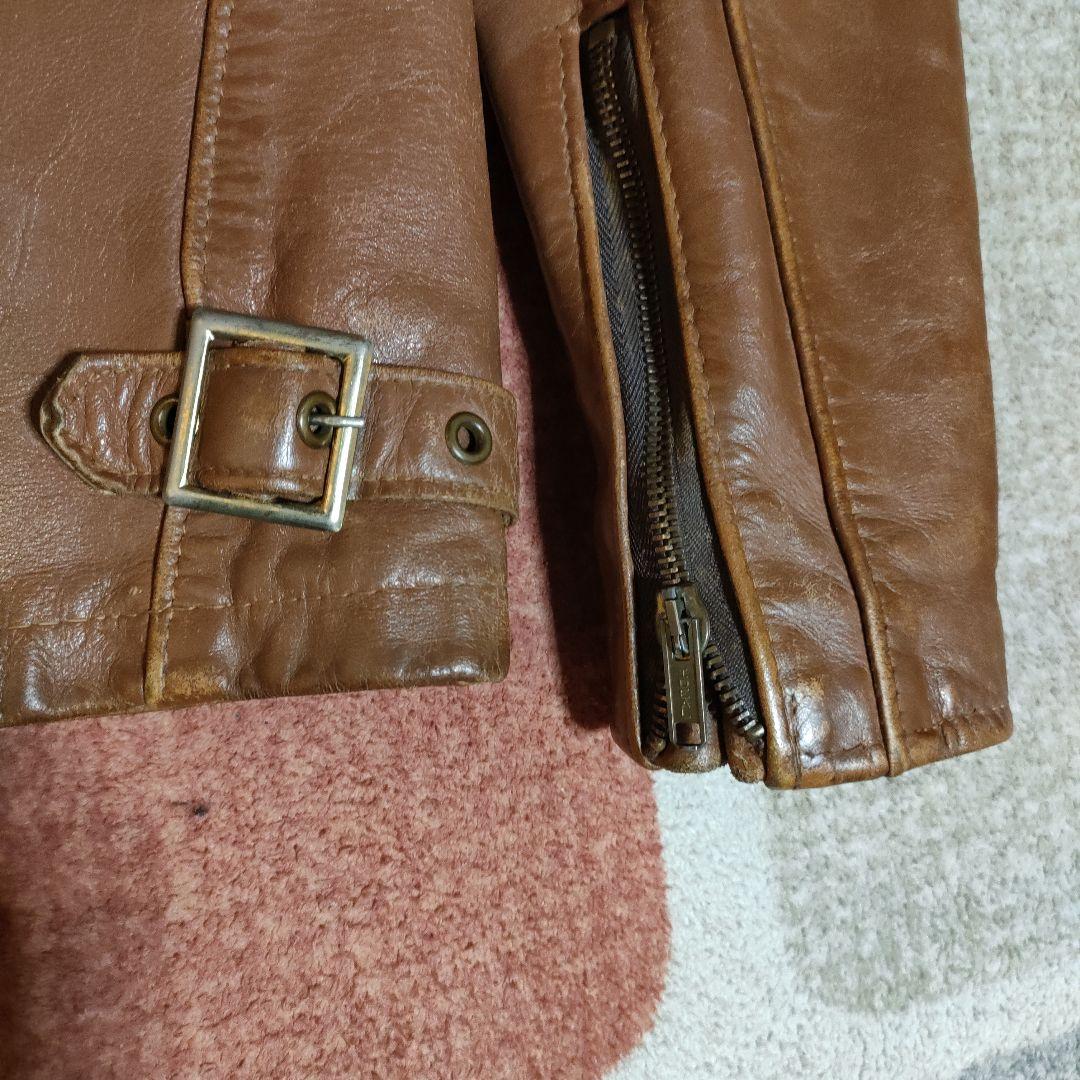 絶版レア141希少茶Schottシングル代表641の革違い34、交換も可！