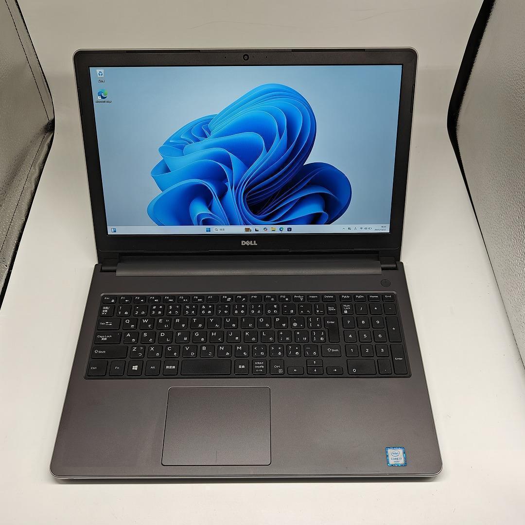 【DELL】Inspiron 爆速i7 SSD512GB 16GB ノートPC