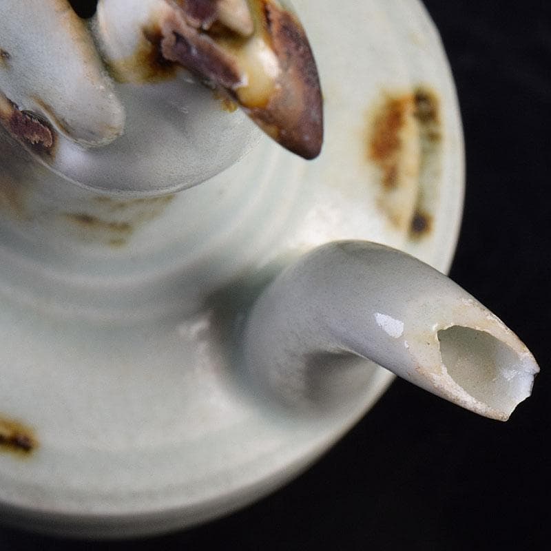 中国　白磁　鳥形水滴　M　R9025