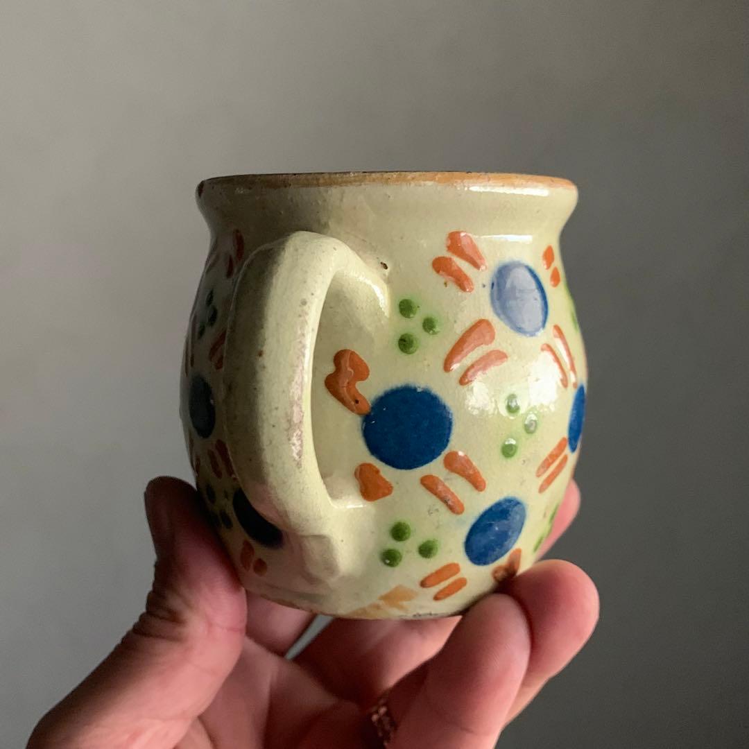 仏蘭西 色絵 酒注 酒器 水注 ピッチャー アンティーク 古道具 ブロカント