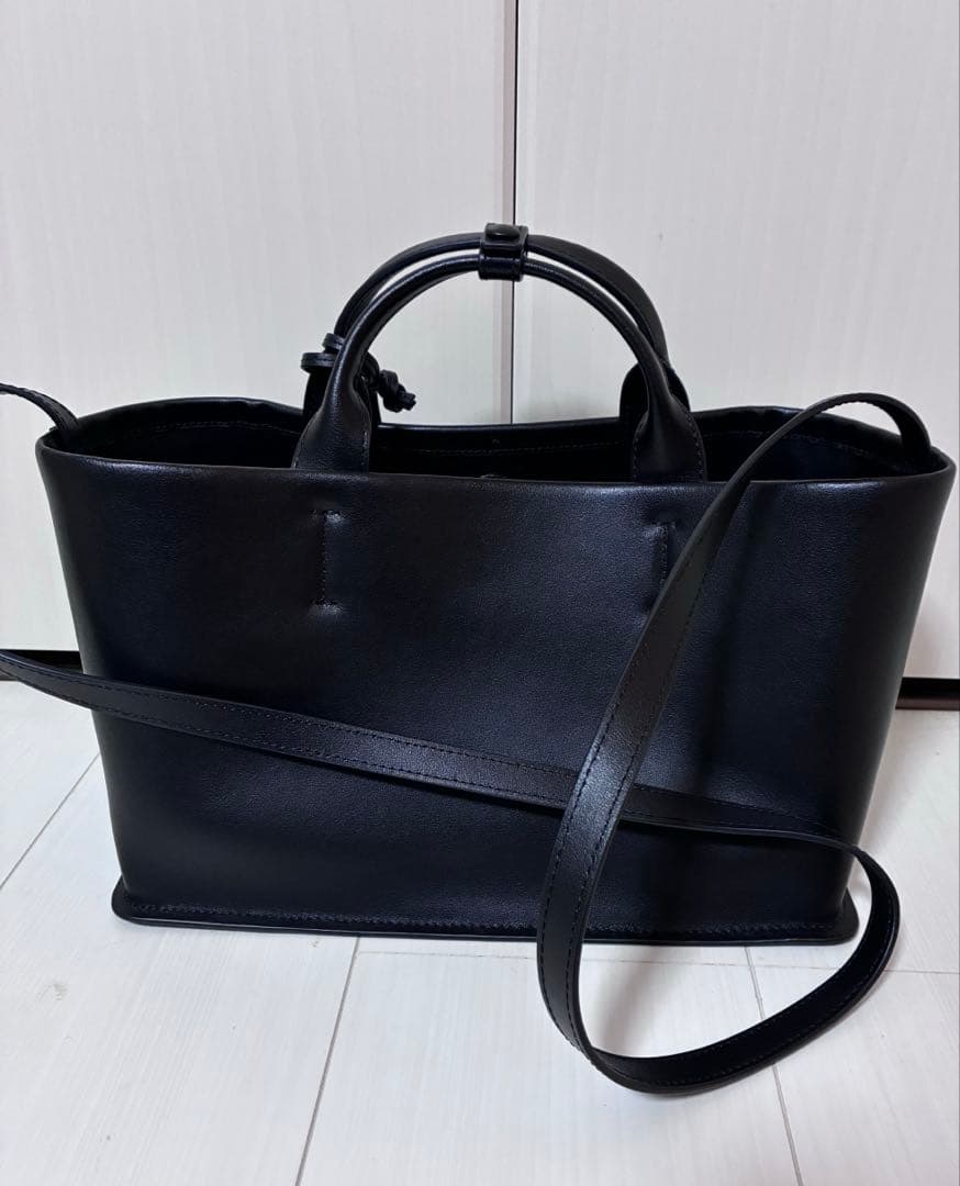 TODAYFUL Useful Leather Bag(M) ブラック