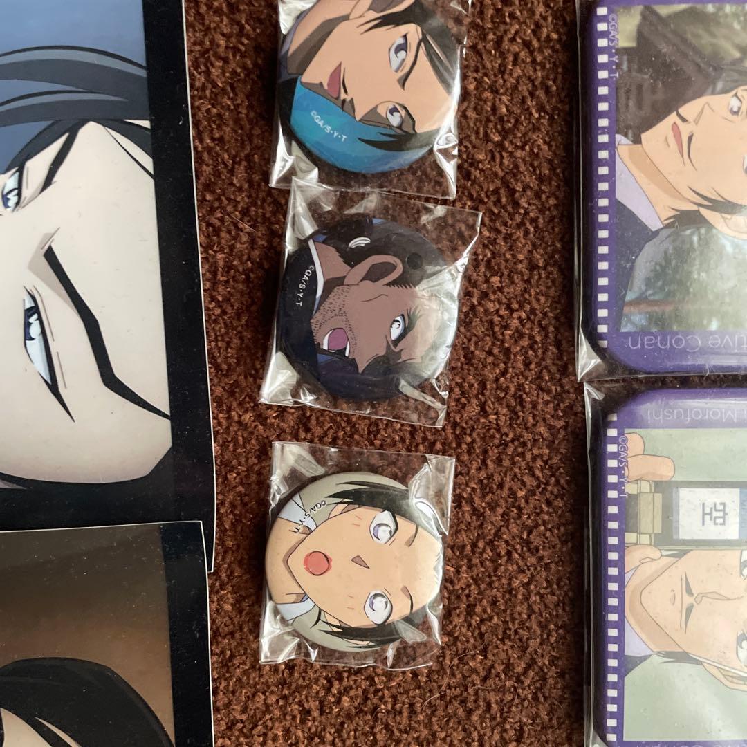 名探偵コナン 長野県警缶バッジセットとぬいぐるみ