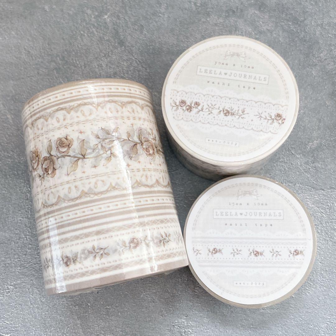 LEELA JOURNALS 海外マスキングテープ　マステ 【2639】