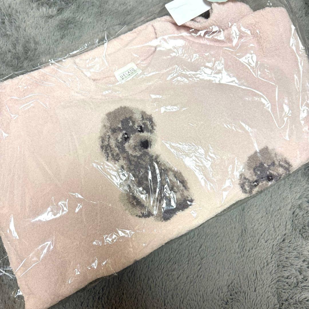 ジェラートピケ　トイプードル　ジャガード　プルオーバー　上下セット　限定品　新品