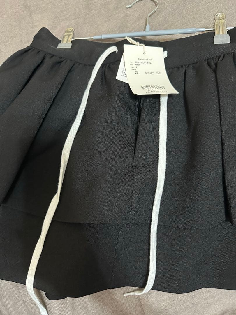 THE TOE THETOE Brixton Track Skirt ブラック