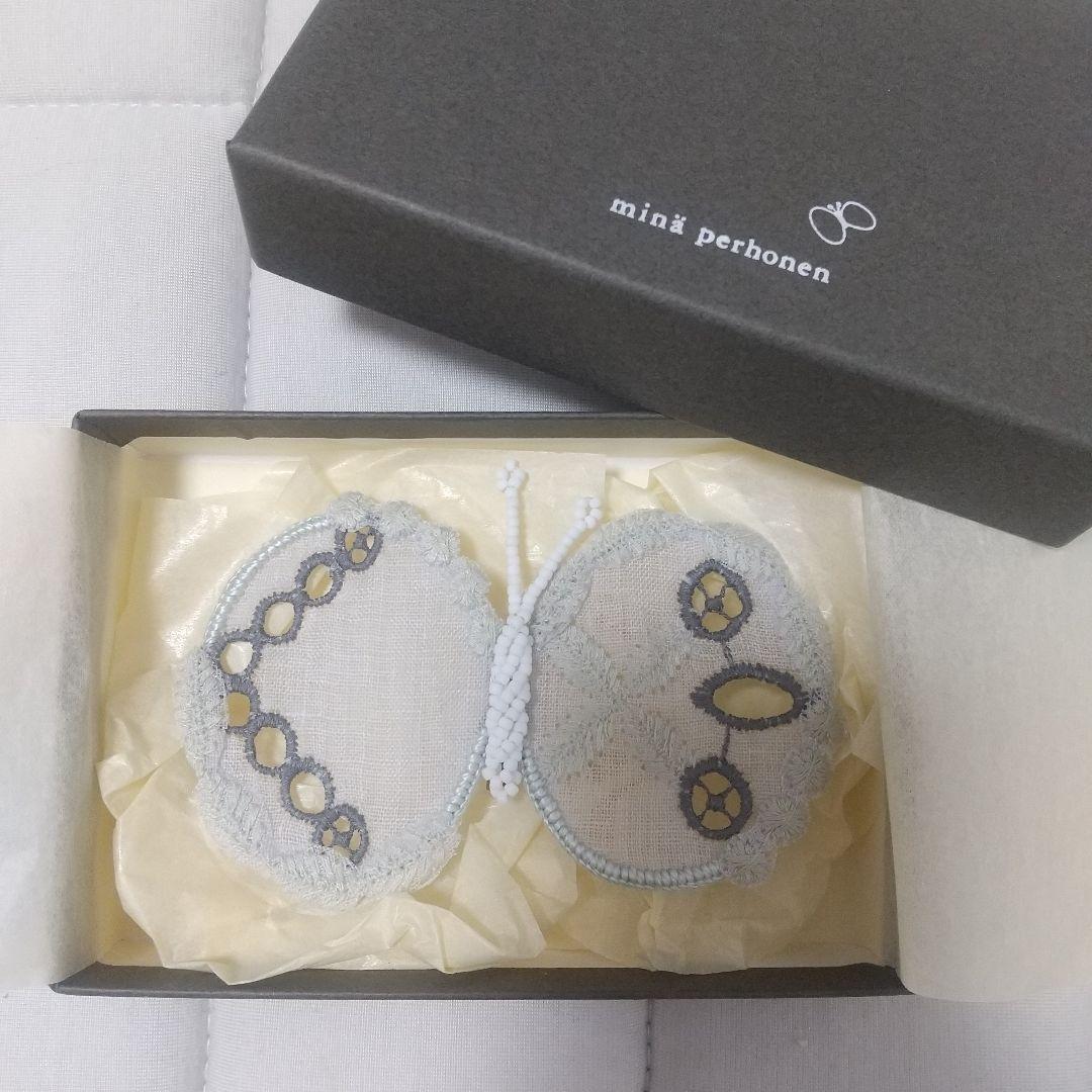 【完売品】ミナペルホネン sound drop コサージュ