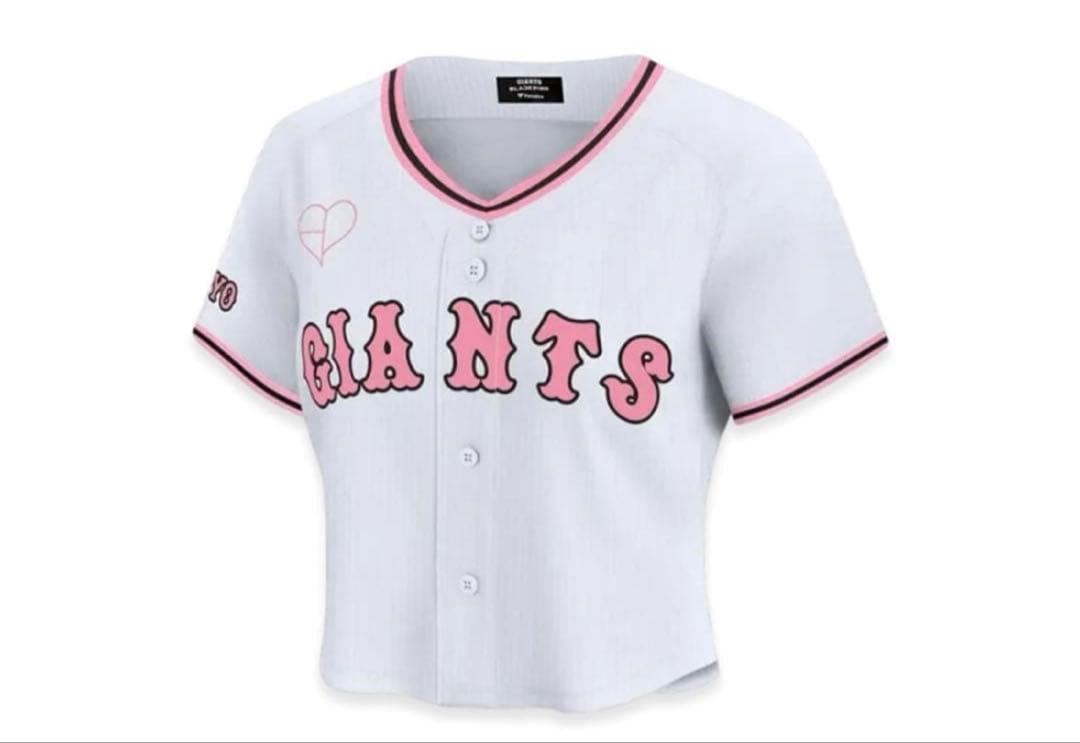 読売巨人ジャイアンツ BLACKPINK Jersey Cropped 本田真凜