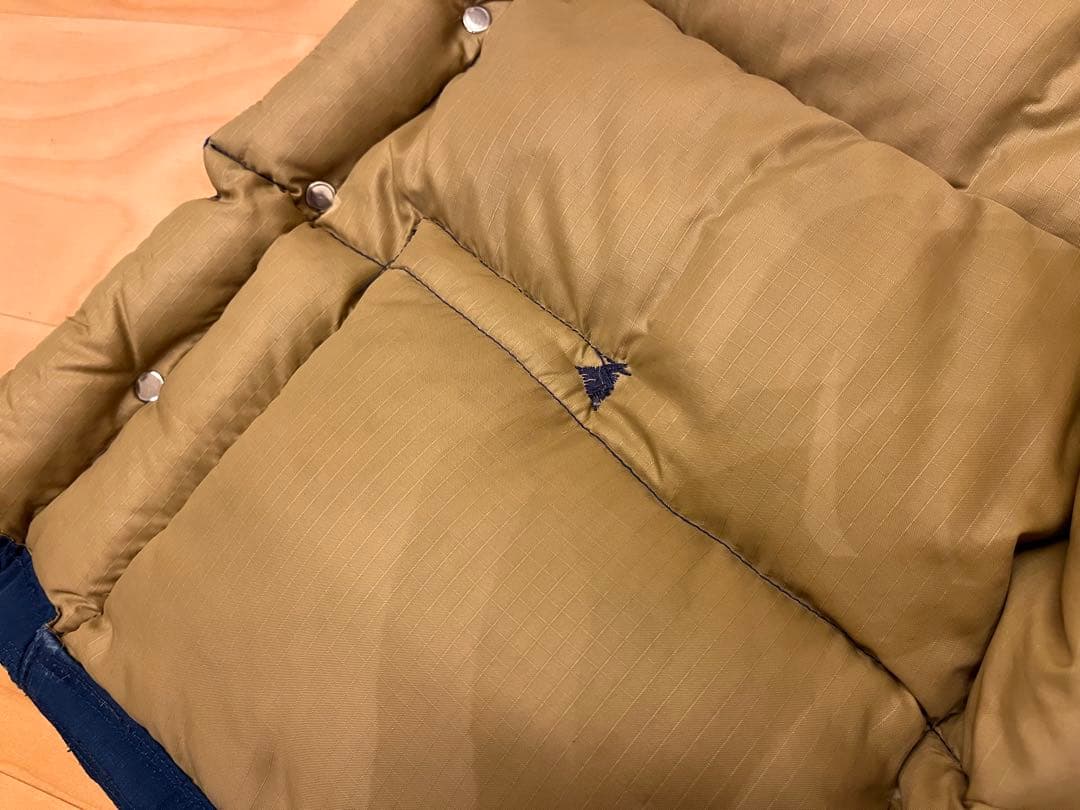 70s THE NORTH FACE ダウンベスト 茶タグ USA製